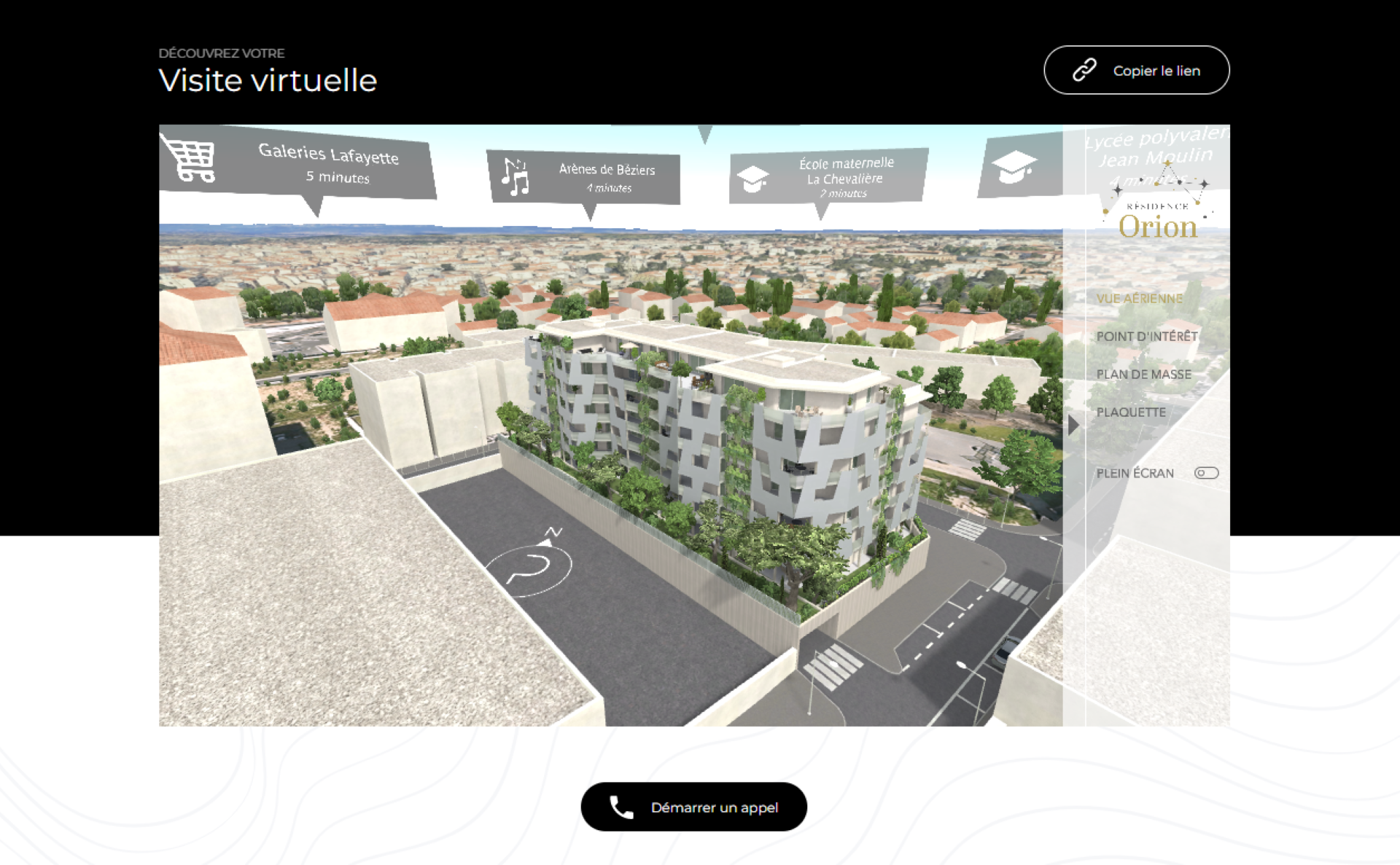 visite virtuelle ORION 